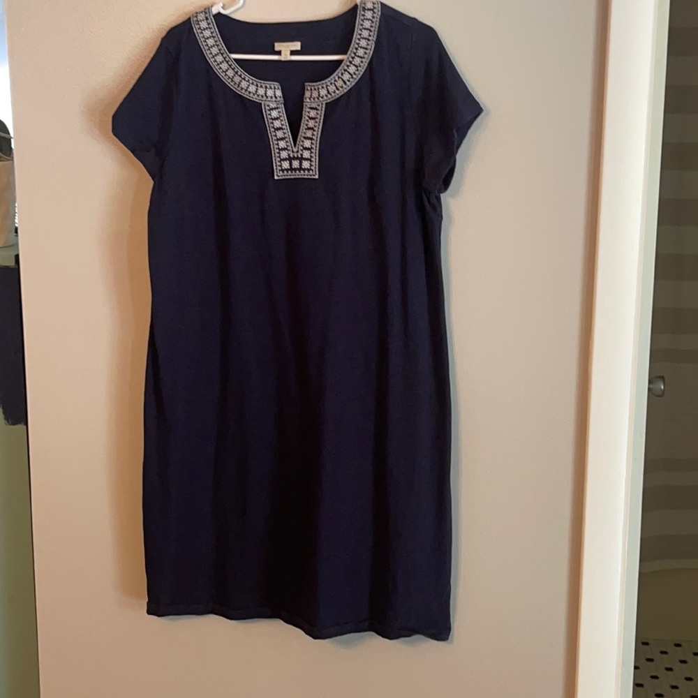 Talbots Navy Blue Dress